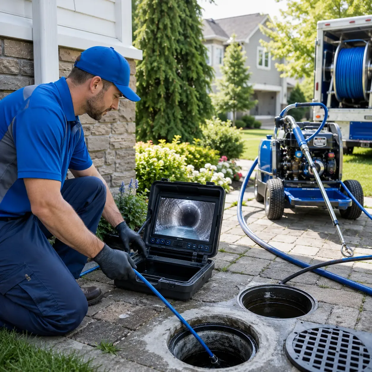 Outdoor drain cleaning professionals serving Port Wing, WI